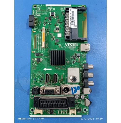 17MB140, 23435124, Telefunken 32TH4020, Main Board, Ana Kart, VES315WNDL-2D-N15