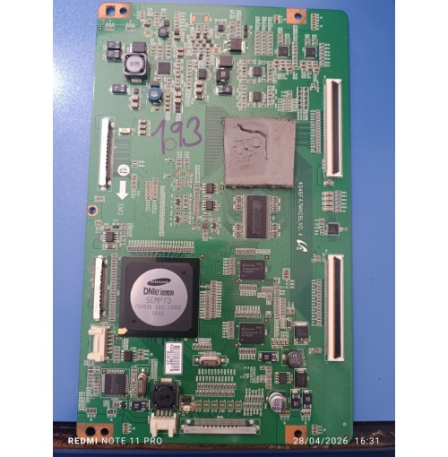 4046FA7M4C6LV0.4, 2601F, LJ94-02601F, Samsung LE40A656A1F, T CON Board, LTF400HF01
