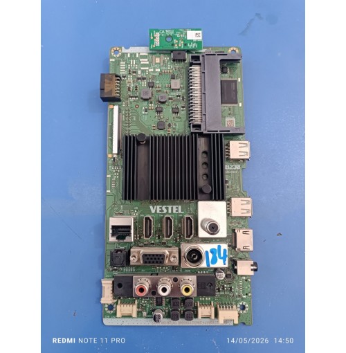 17MB230 , 23758674,10128198,VES500QNDP-2D-N43, TOSHIBA 50UL3B63DT, MAINBOARD,ANAKART
