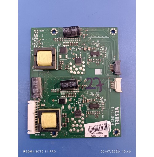 23237015, 17CON14, VESTEL 3D SMART 47PF9090, Led Driver Board, LC420EUE-PFF1